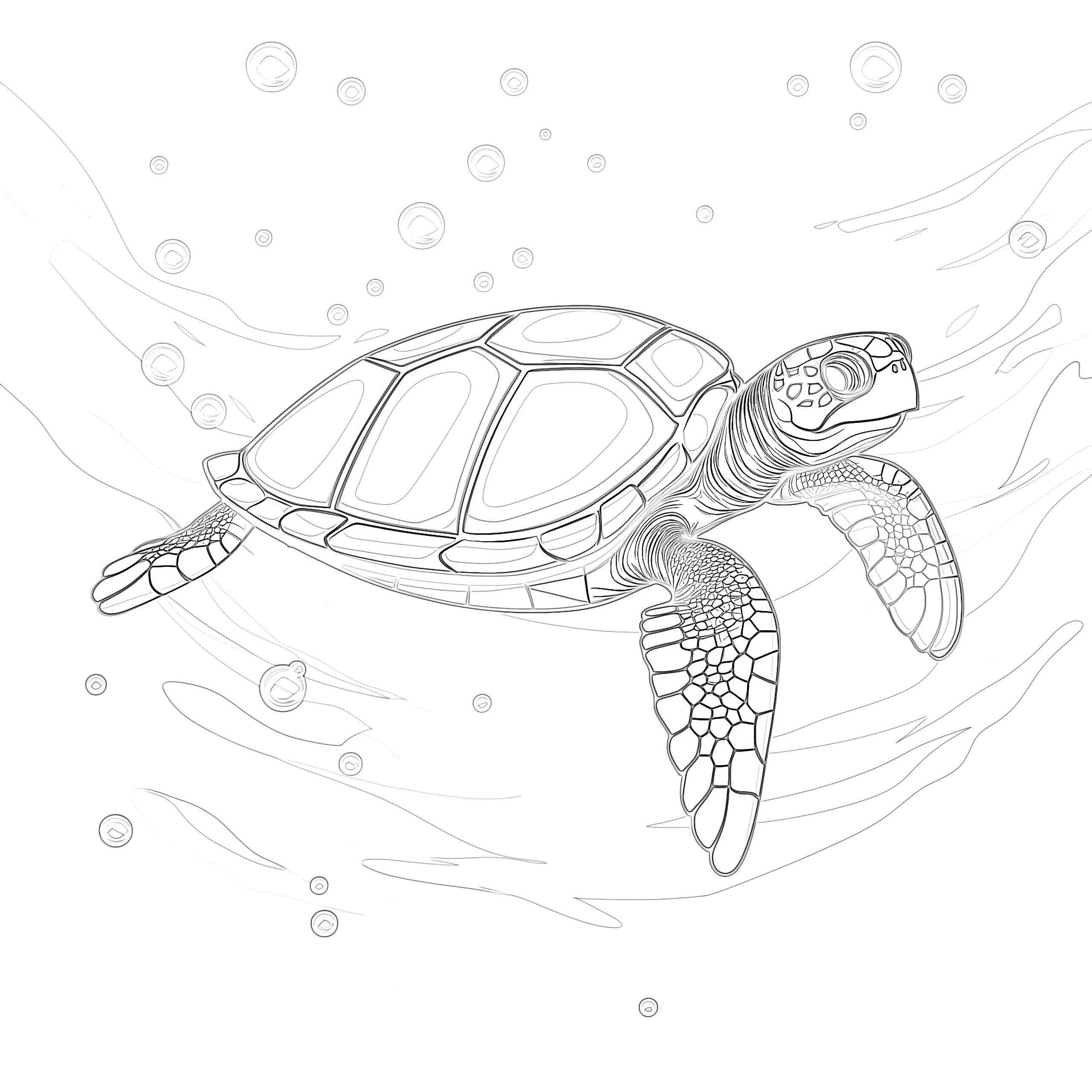 Turtle coloring page coloring pages mimi panda