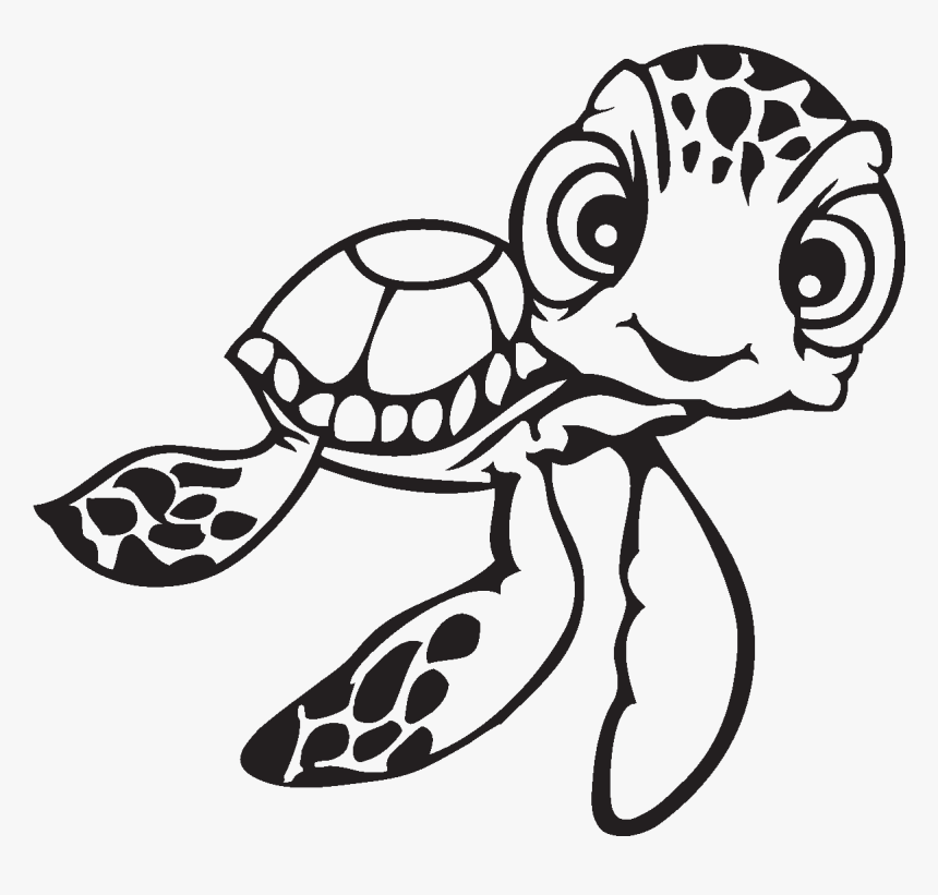 Sea turtle cartoon coloring hd png download transparent png image