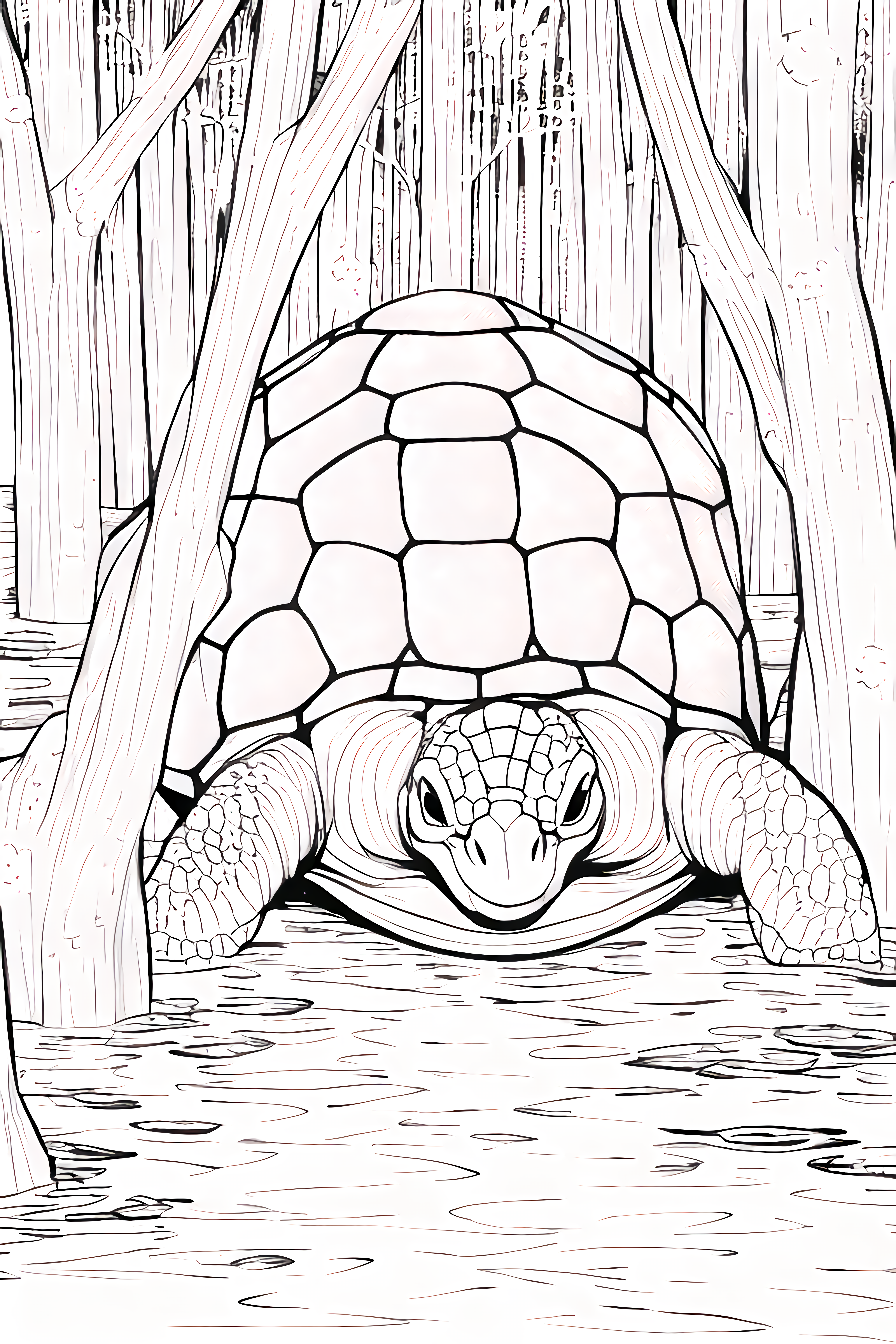 Free high resolution turtle coloring page enjoy rcoloring