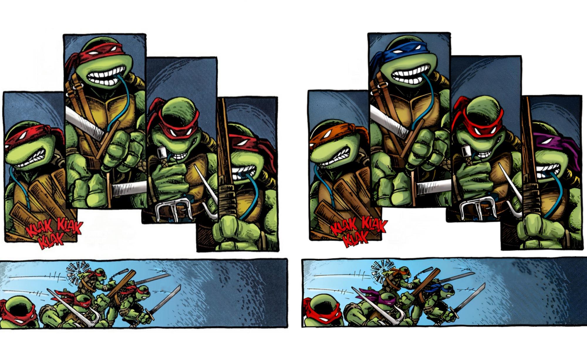 Do you prefer the turtles masks all one color multicolored or do you not have a preference rtmnt