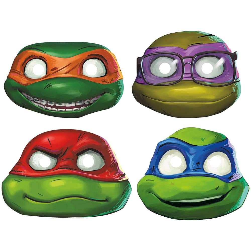 Unique tmnt mutant mayhem party masks pk