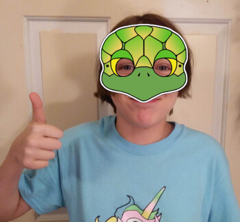 Turtle mask paper mask template by eduart creations tpt
