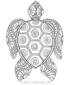Gorgeous sea turtle coloring page mandalas para colorear libro de colores libros para colorear