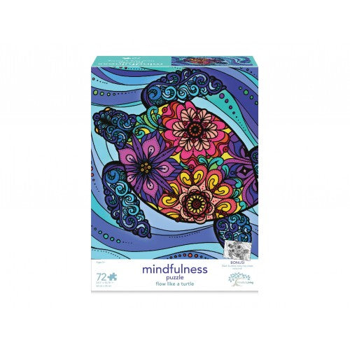 Flow like a turtle puzzle colouring sheet set pcs â love to spoil