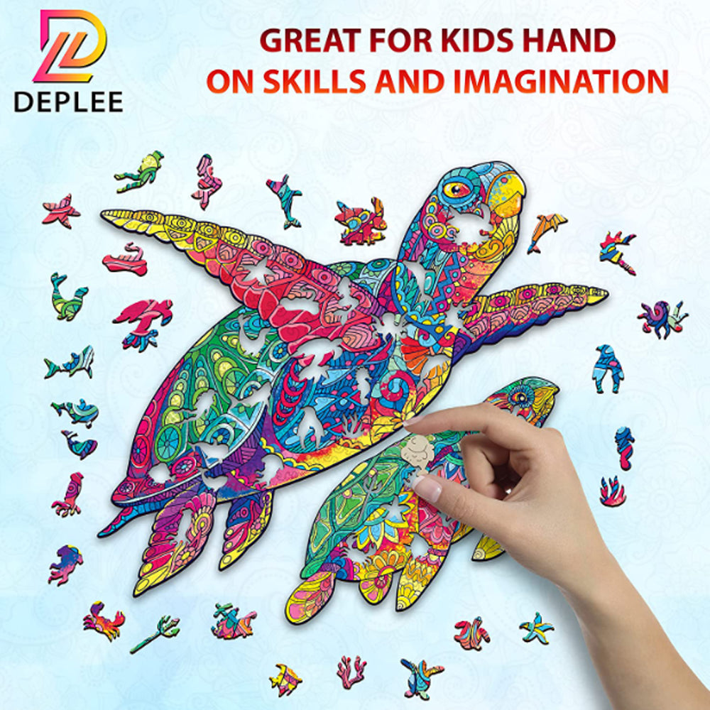 Turtle multicolor puzzles