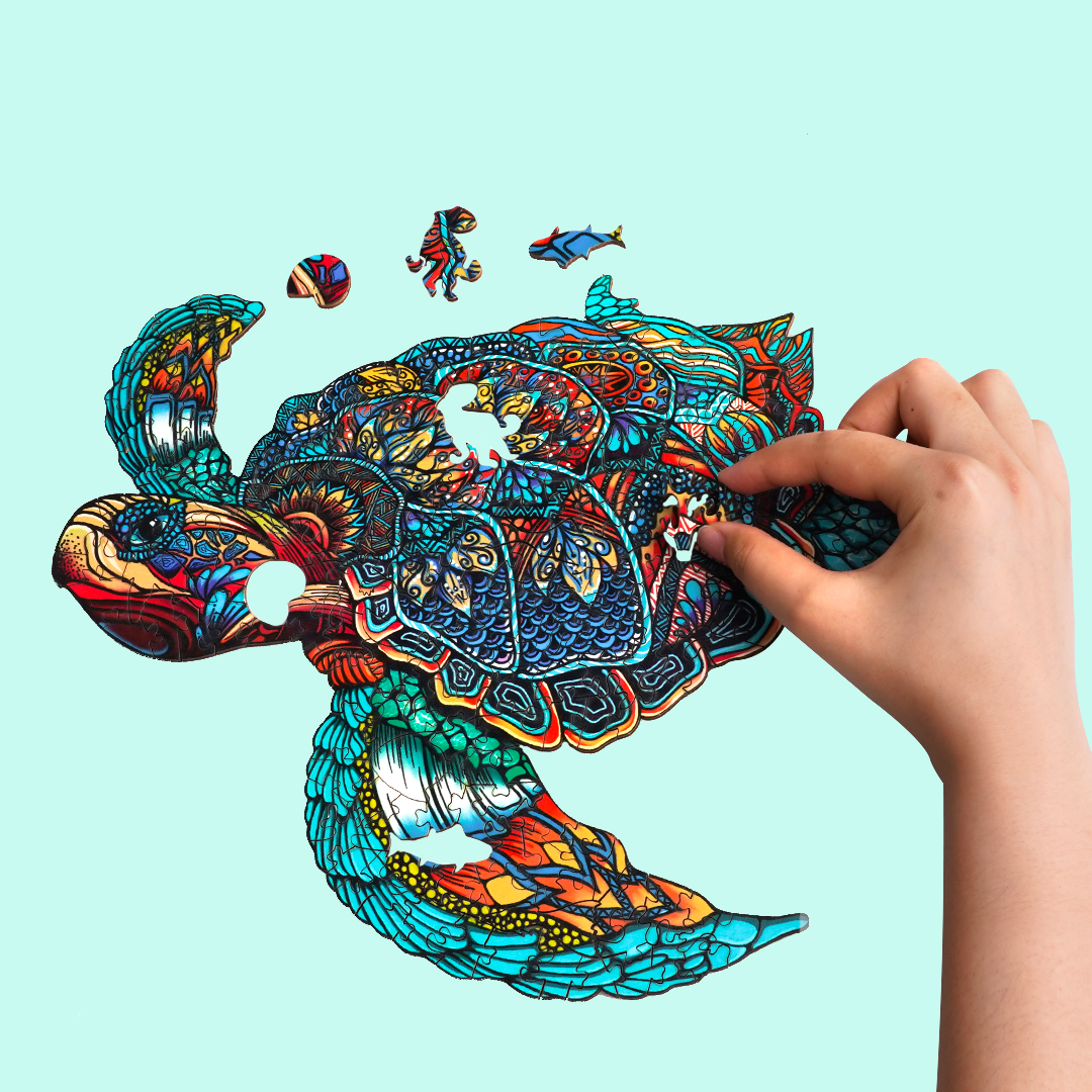 Wooden jigsaw puzzle