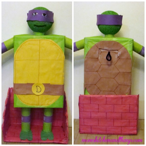 Ninja turtle valentines day box