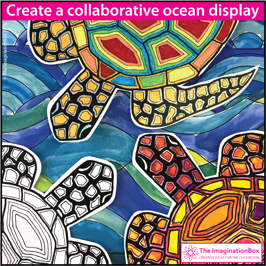 Earth day coloring pages sea turtles art activity