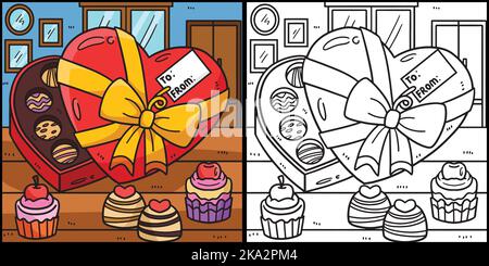 I love you doodle heart coloring page black and white valentines day pattern for coloring book stock vector image art