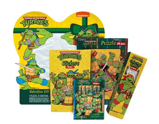 Teenage mutant ninja turtles valentines day box gift set