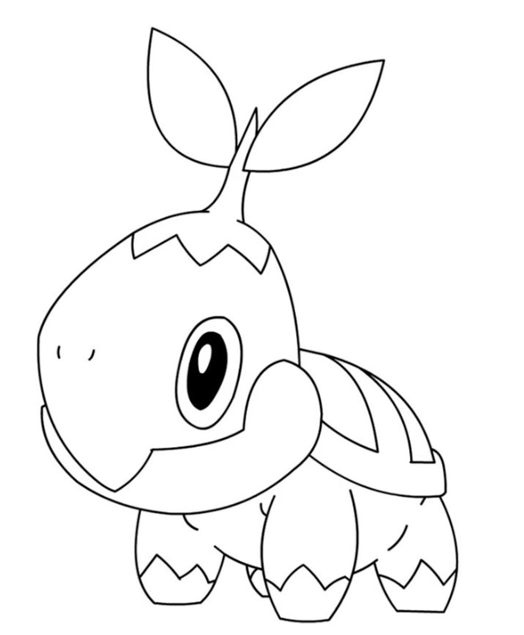 Turtwig pokemon coloring pages pokemon coloring sheets pikachu coloring page