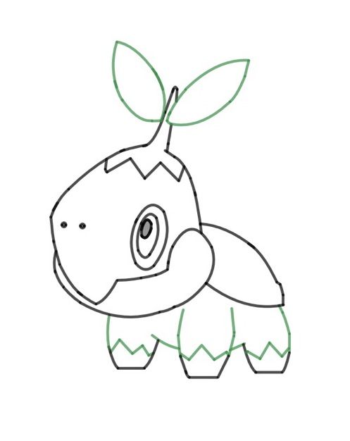 Desmos turtwig pokãmon amino