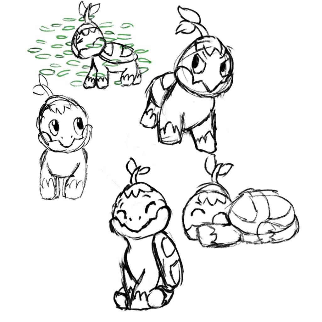 Way too much turtwig art pokãmon amino