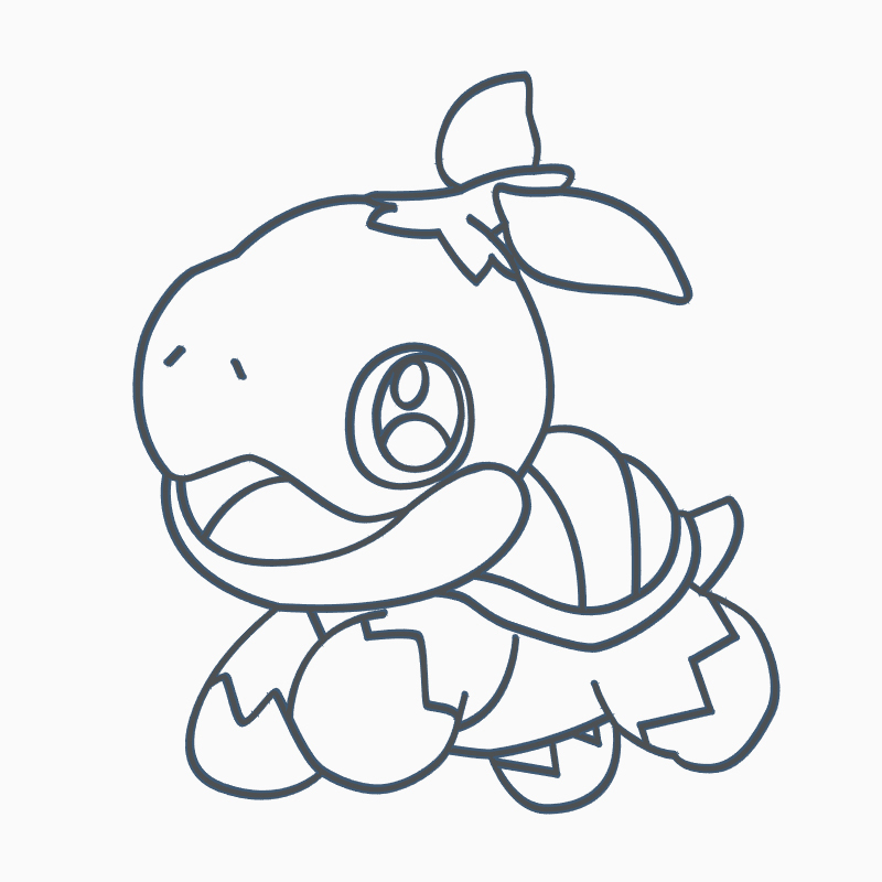 Stl file turtwig cookie cutter pokemon anime chibi ðªãd printing idea to downloadãcults