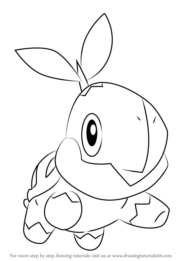 Turtwig is the starter character from pokemon it has light green color body in this tutorial we willâ pokemon coloring pages pokemon coloring pikachu drawing
