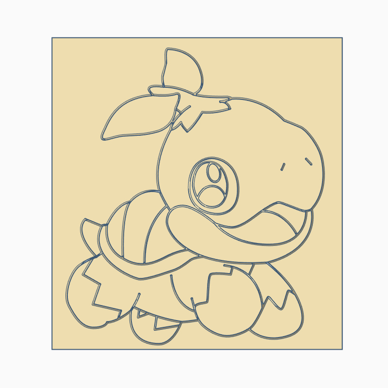Stl file turtwig cookie cutter pokemon anime chibi ðªãd printing idea to downloadãcults