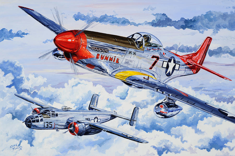 Tuskegee airman painting by charles taylor