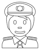 Pilot coloring pages free printable pictures