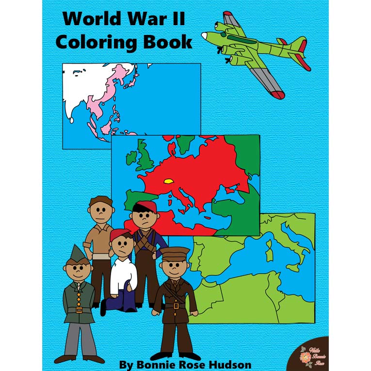 World war ii coloring book