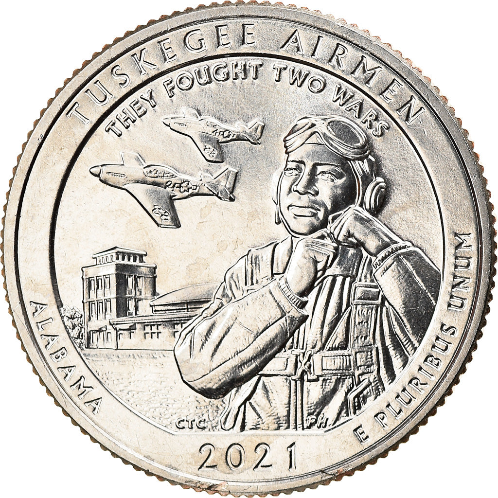Coin united states tuskegee airmen quarter san francisco ms â