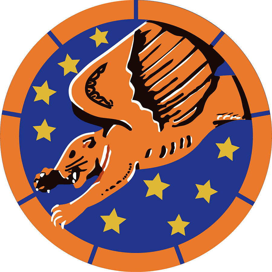 Tuskegee airmen emblem drawing by unknown