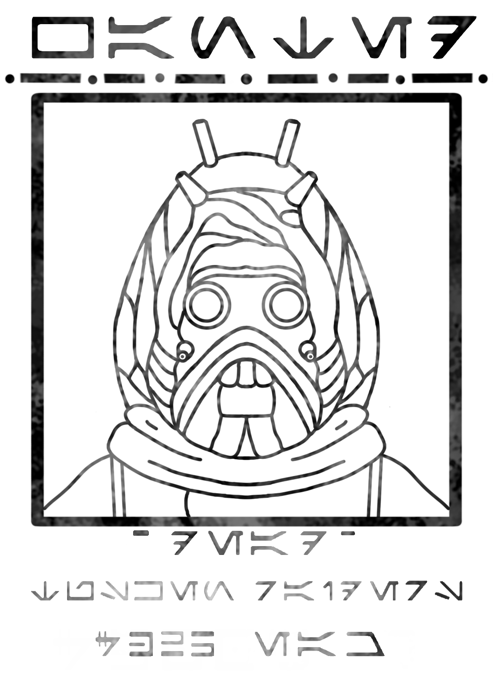 Wanted tusken raiders outline by minyboy on