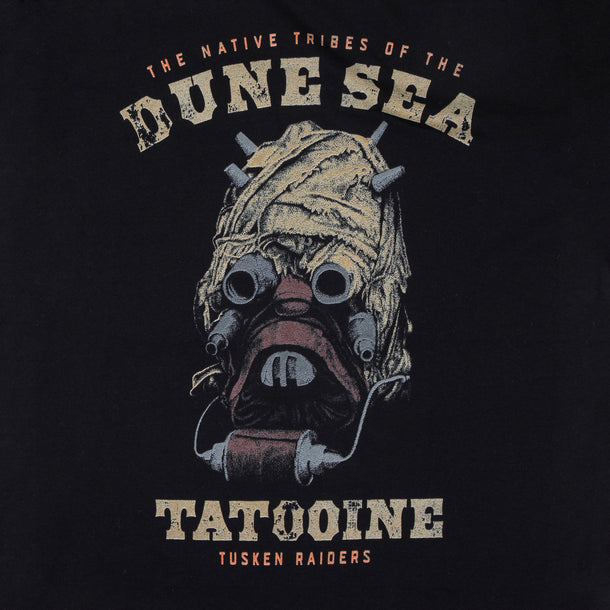 Star wars dune sea tusken raider of tatooine black tee official apparel accessories heroes villainsâ