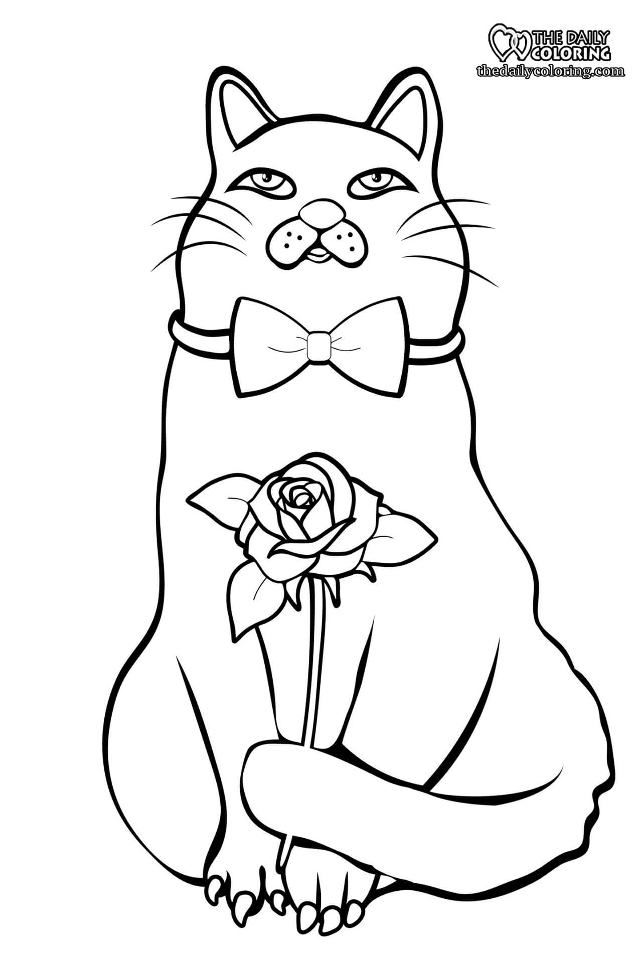 Cat coloring pages rfreecoloringpages