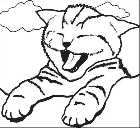 Free cats coloring pages for kids