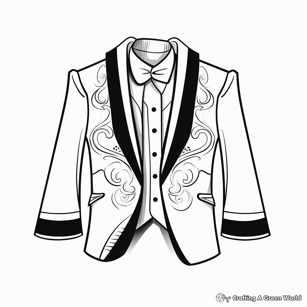 Jacket coloring pages