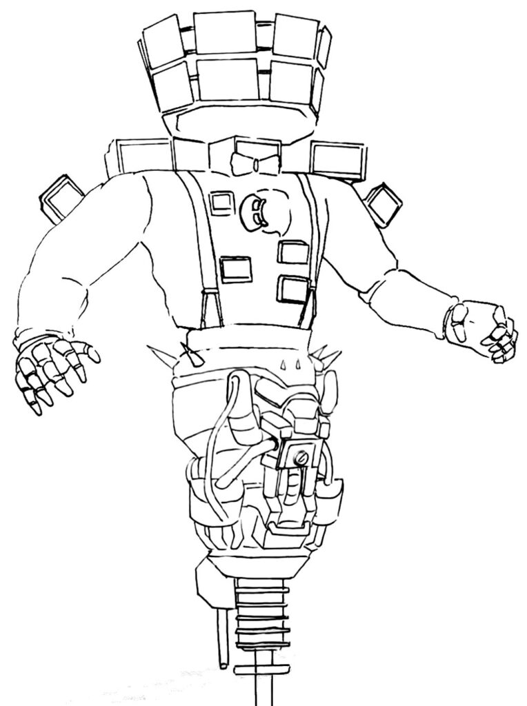 Ultimate mecha tv man boss skibidi toilet coloring pages â having fun with children