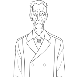 Tv man coloring pages for kids