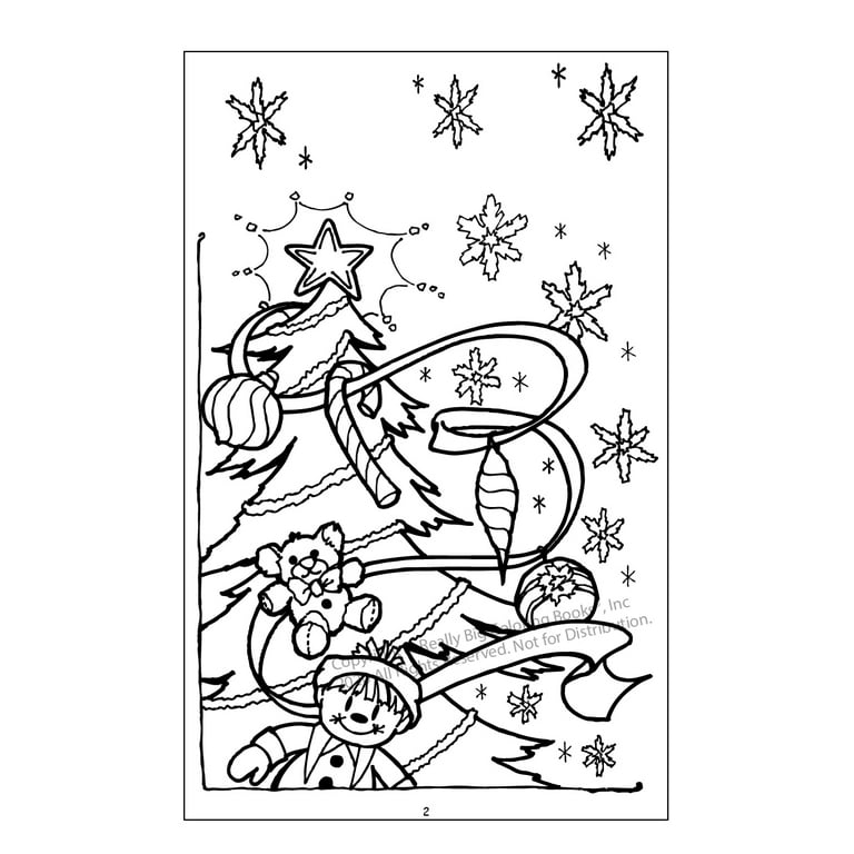 Twas the night before christmas travel tablet coloring book x
