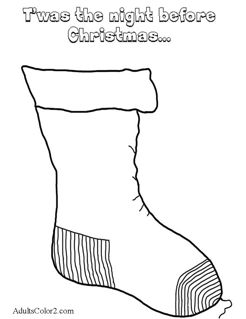 Printable free christmas coloring pages