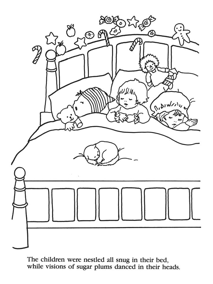Night before christmas coloring pages christmas coloring pages christmas colors holiday coloring book