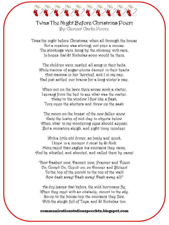 Freebie friday flashback twas the night before christmas inferencing cards