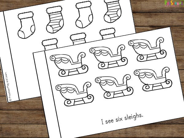 Ð twas the night before christmas printalble count to book
