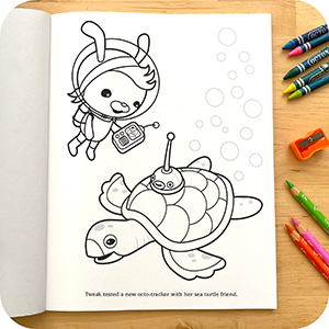 The octonauts color the ocean an official coloring book by meomi meomi books