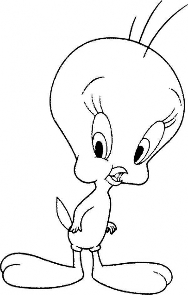 Get this tweety bird coloring pages free printable