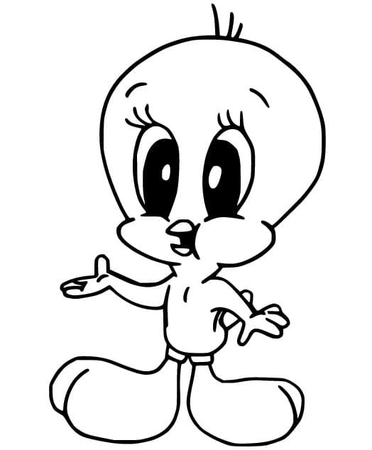 Tweety bird coloring pages