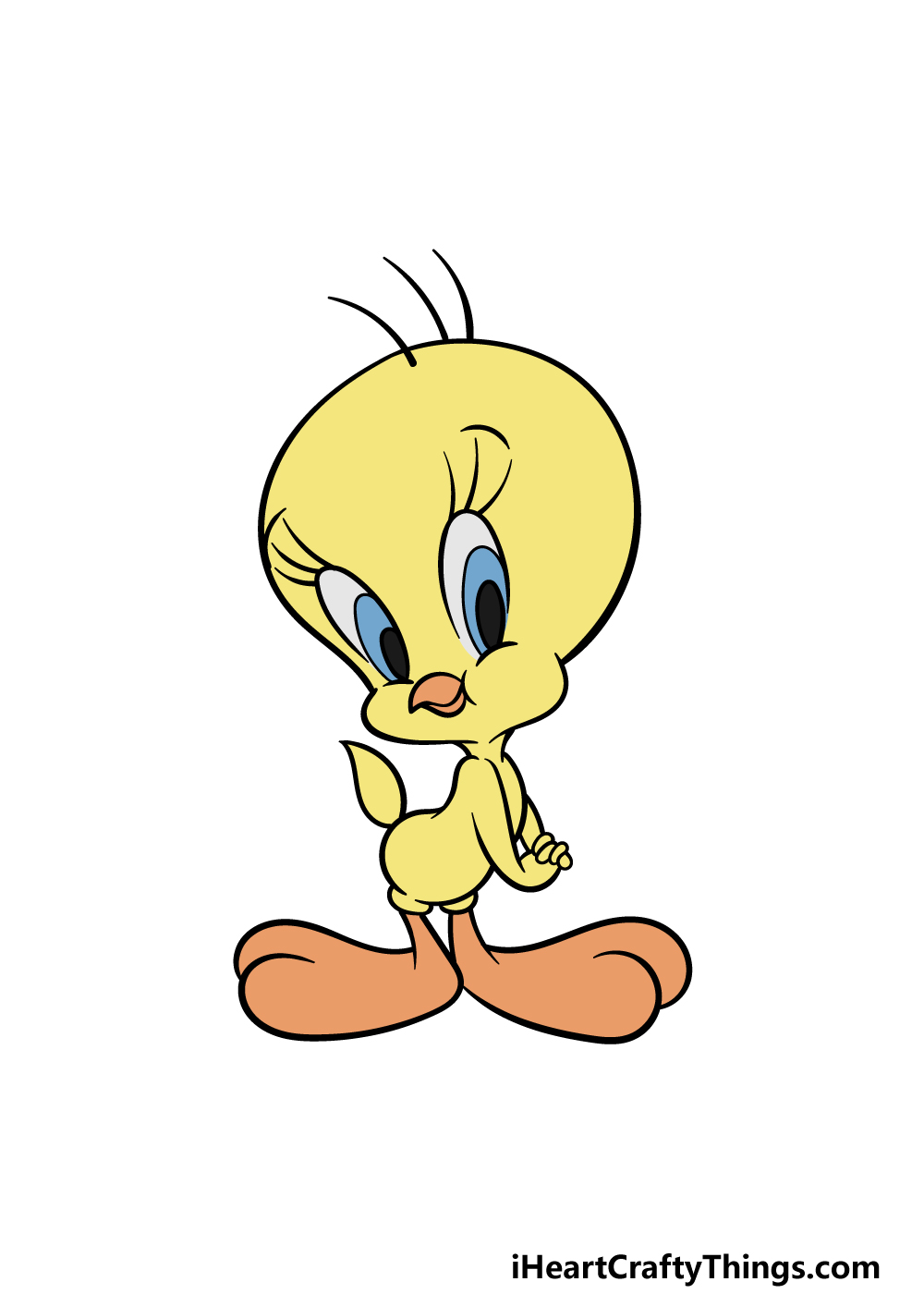 Tweety bird drawing