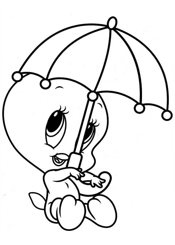 Printable tweety bird coloring pages