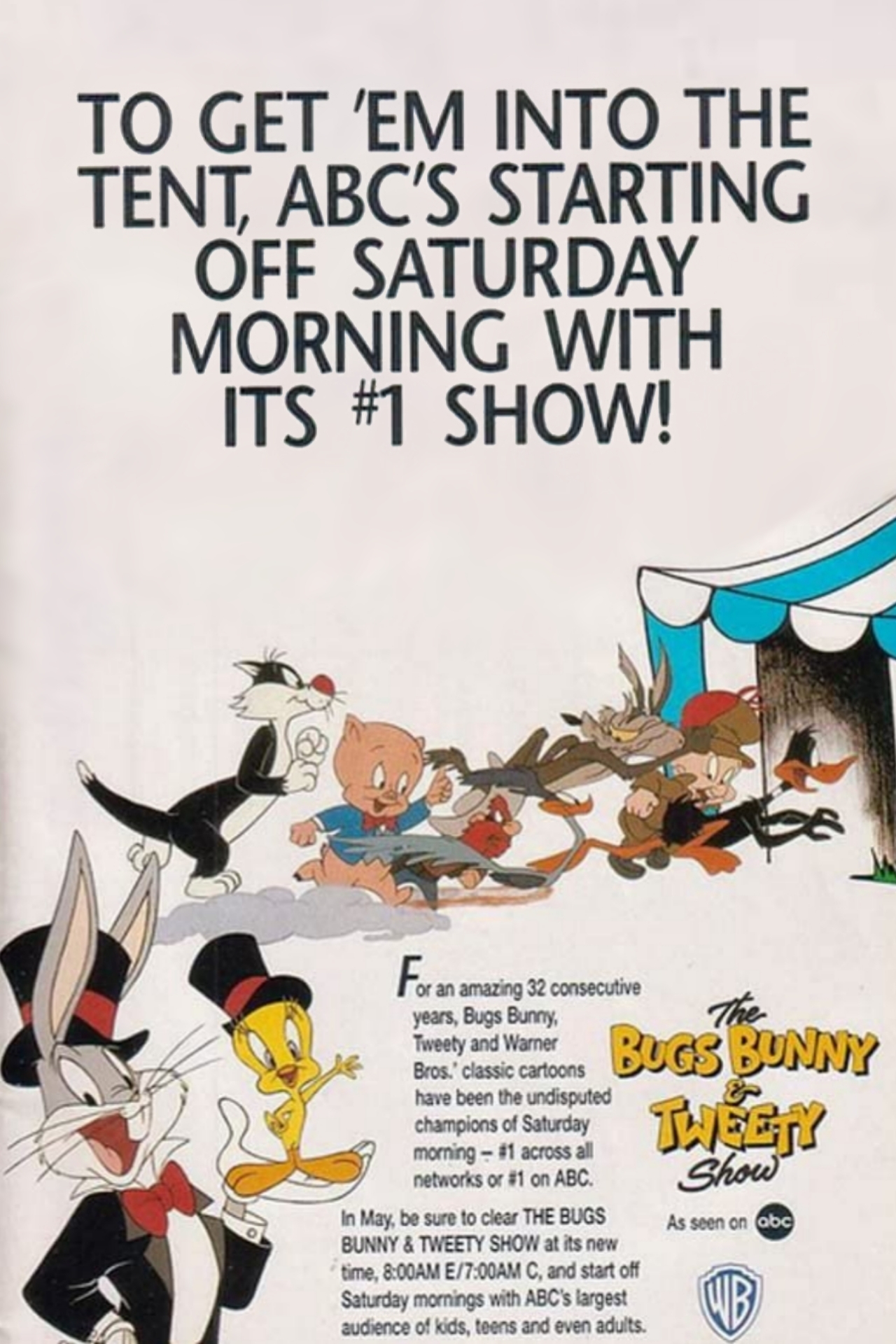The bugs bunny and tweety show tv series â