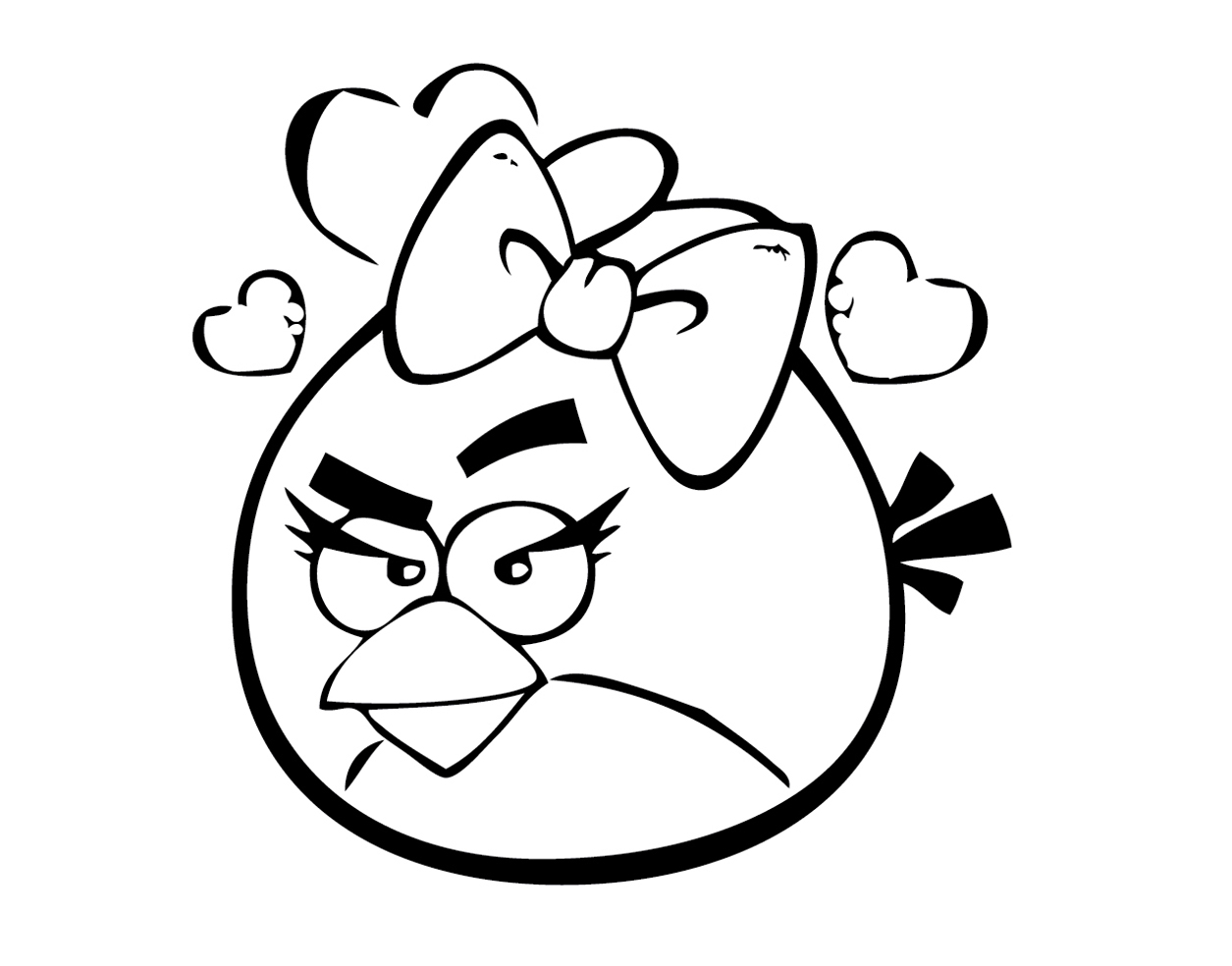 Coloriage de angry birds ã imprimer