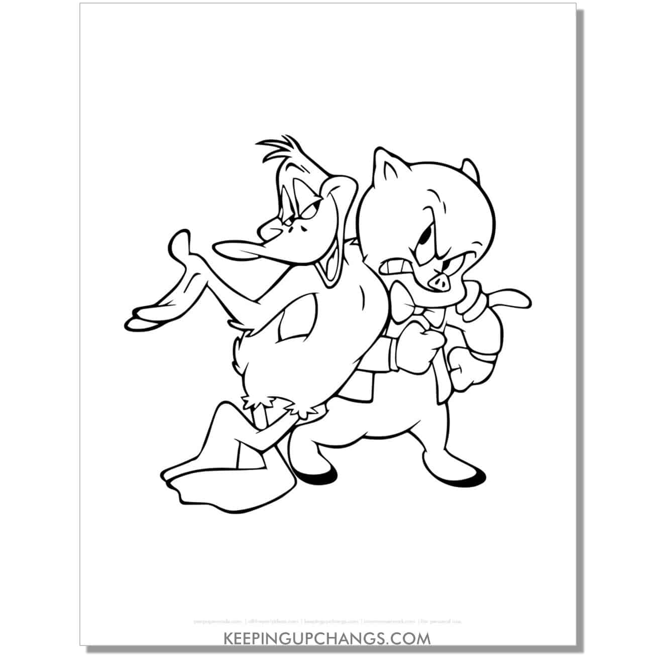 Free looney tunes coloring pages sheets popular printables