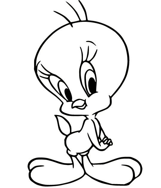 Tweety coloring pages printable for free download