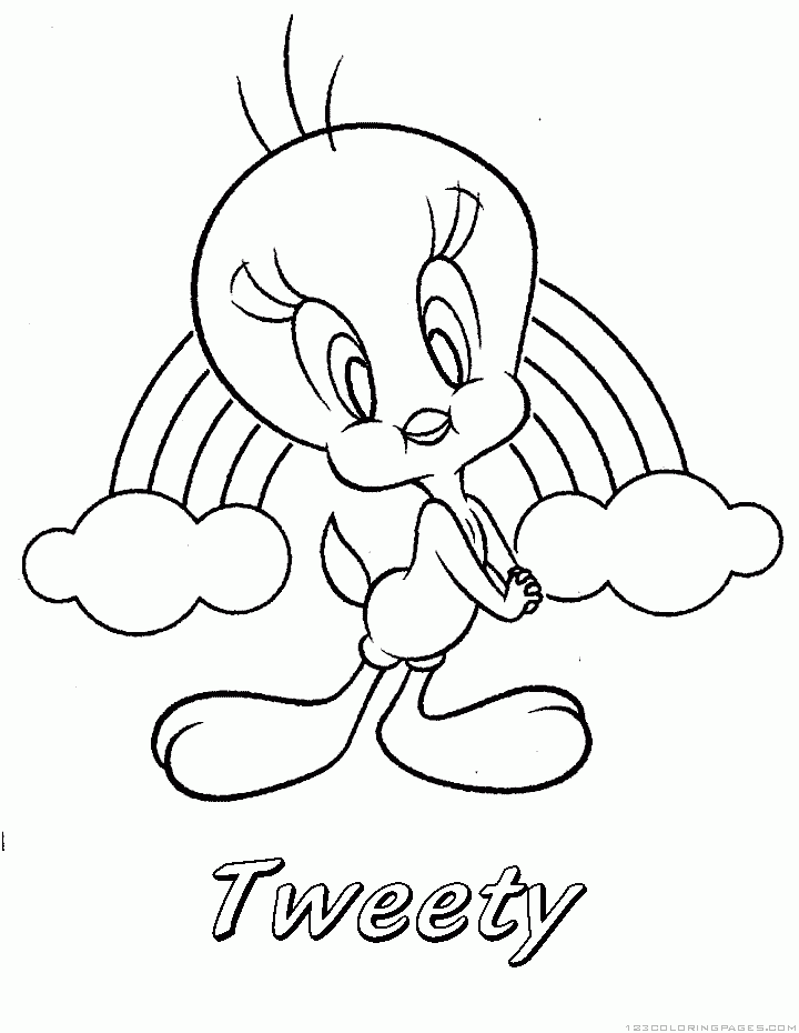 Tweety coloring pages