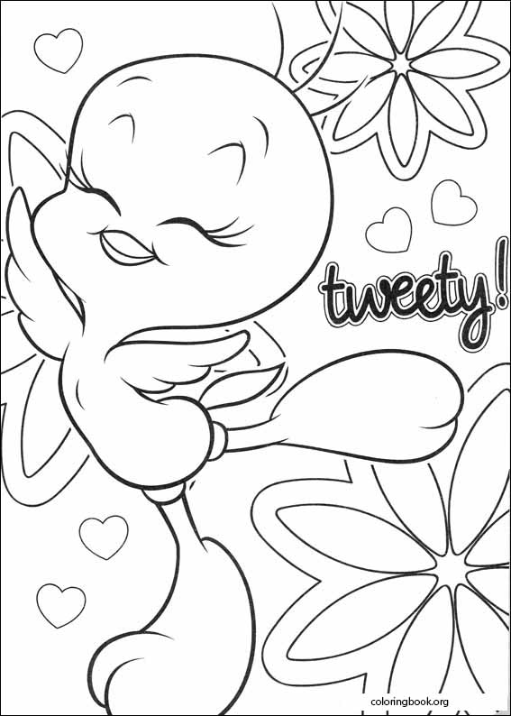 Tweety coloring page