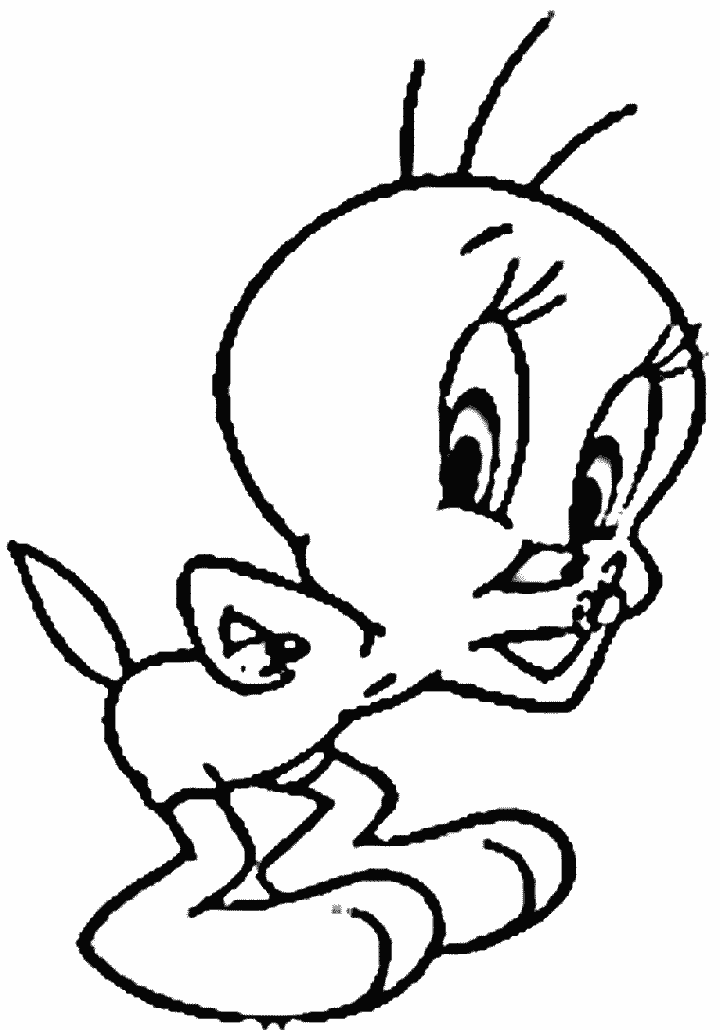 Free printable tweety bird coloring pages for kids