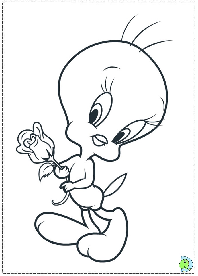 Tweety coloring page